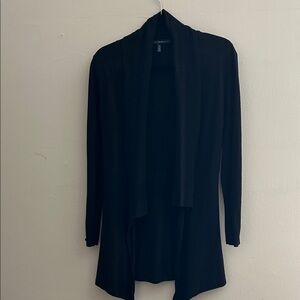 White House Black Market-Black Women's Open Front Cardigan